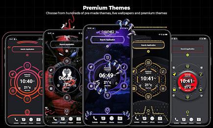 Alpha Hybrid Launcher 4D theme ekran görüntüsü 3