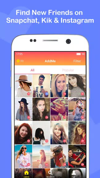 Add Friends for Snapchat, Kik屏幕截圖0