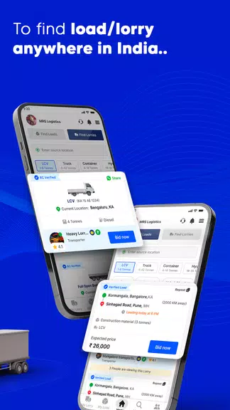 Vahak: Book Online Truck, Load应用截图第2张