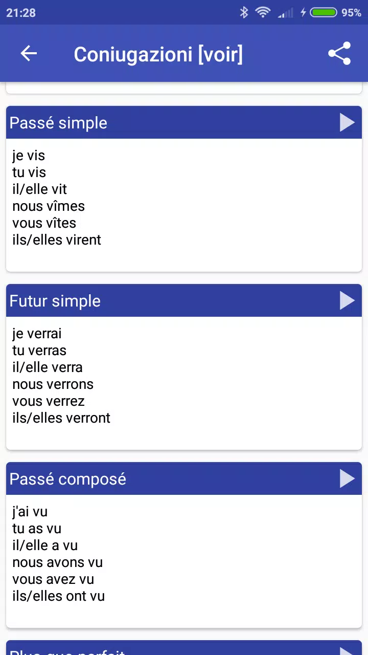 Screenshot Dicionário de francês 2