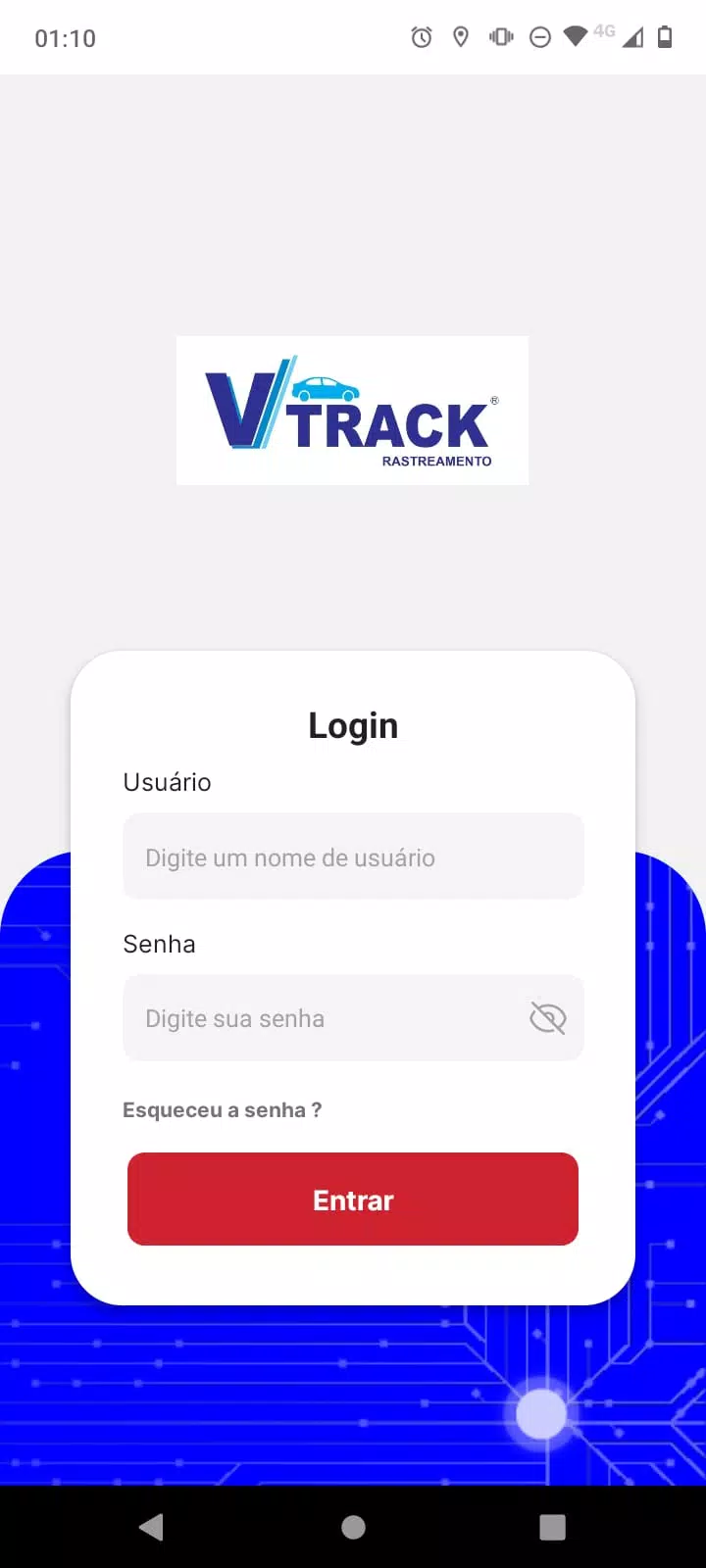 Vtrack Rastreamento экрана 0