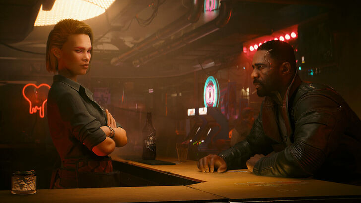 Inaasahan ni Idris Elba ng Cyberpunk 2077 ang Cyberpunk Live-Action kasama si Keanu Reeves