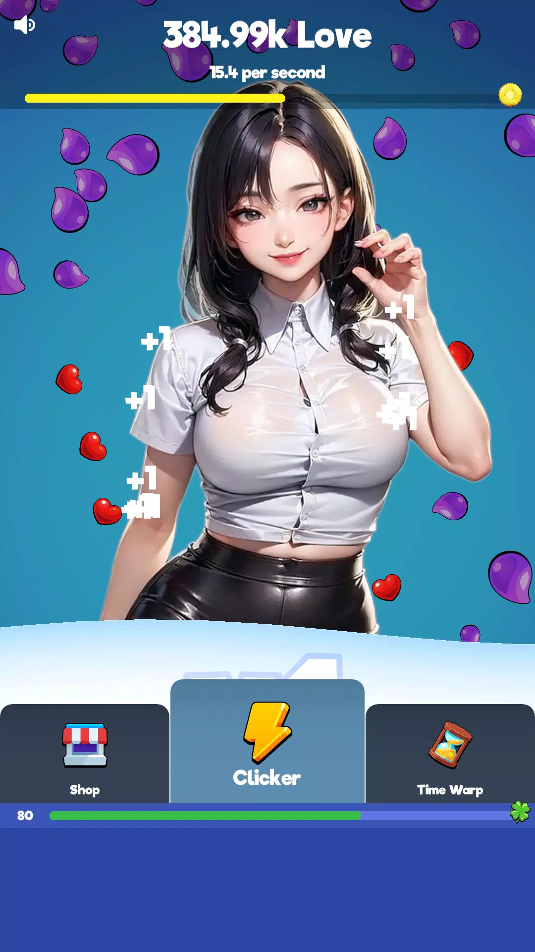 Sexy touch girls: idle clicker ภาพหน้าจอ 2