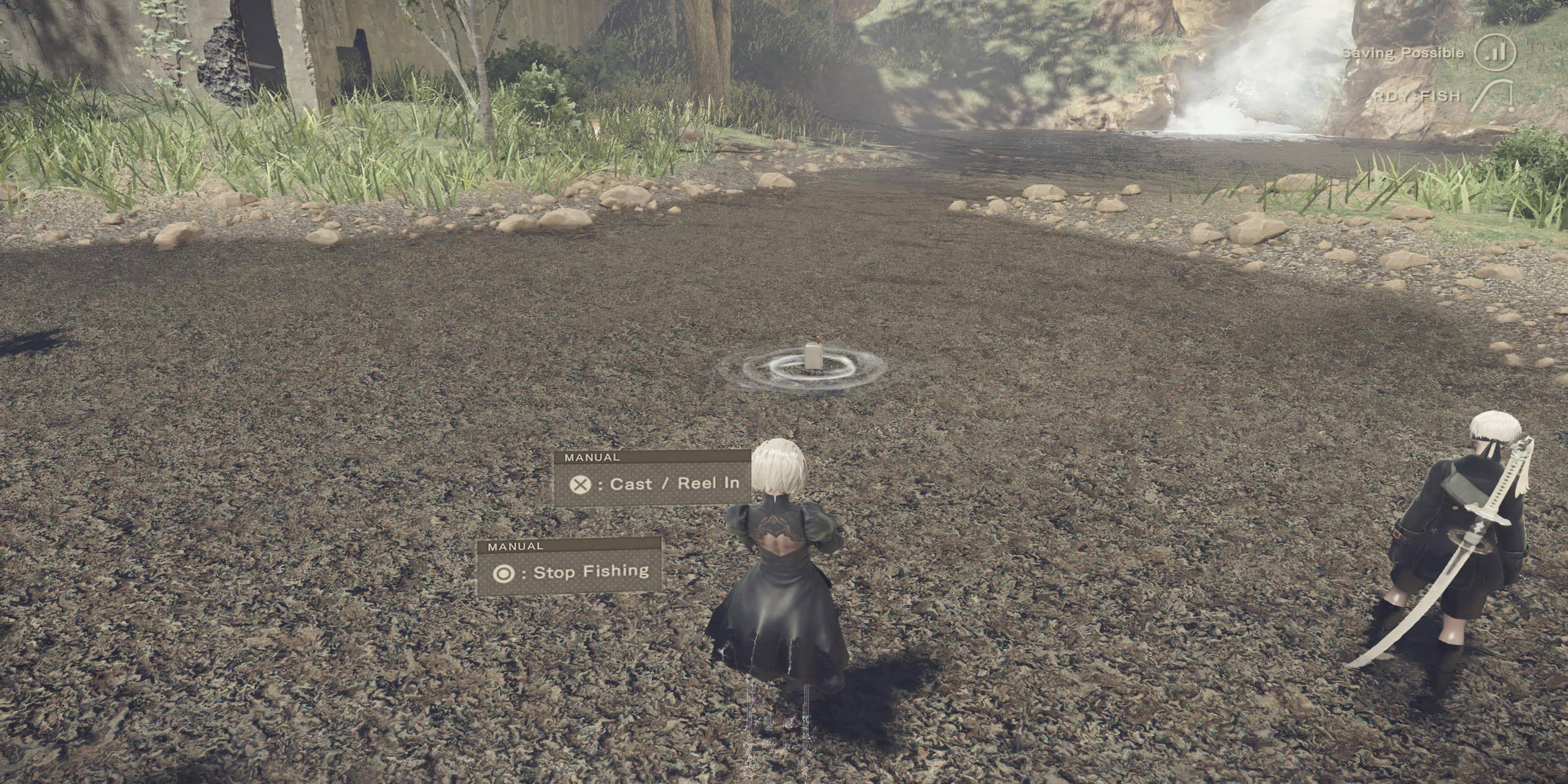 ค้นพบความลับของการตกปลาใน Nier: Automata