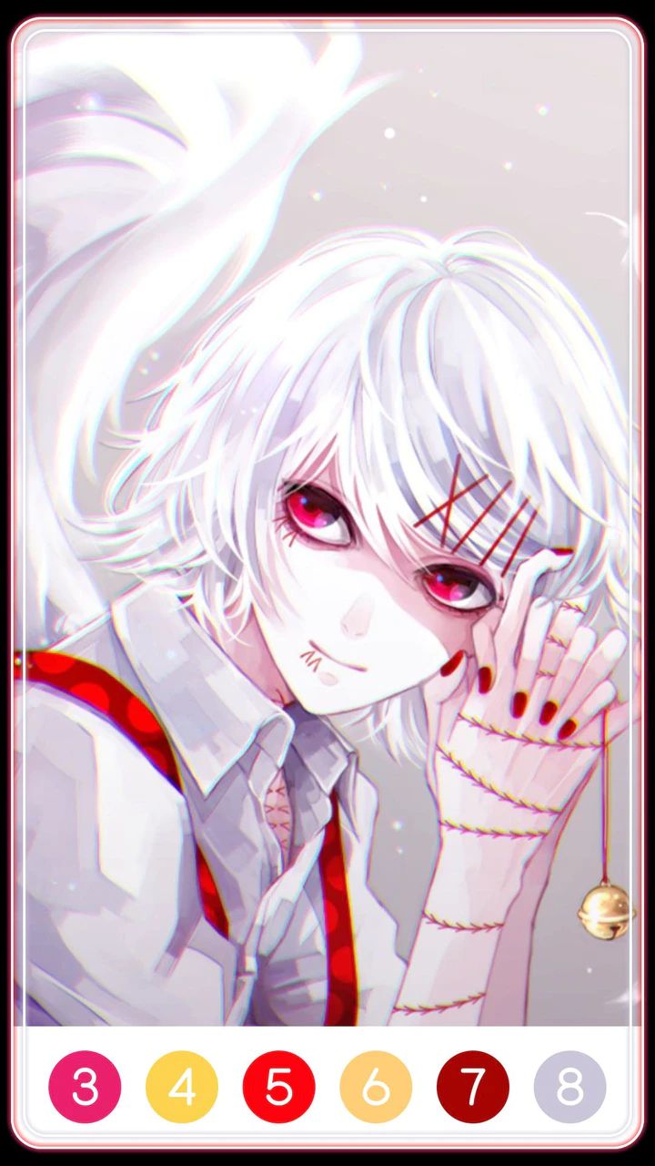 Tokyo Ghoul Paint by Number экрана 0