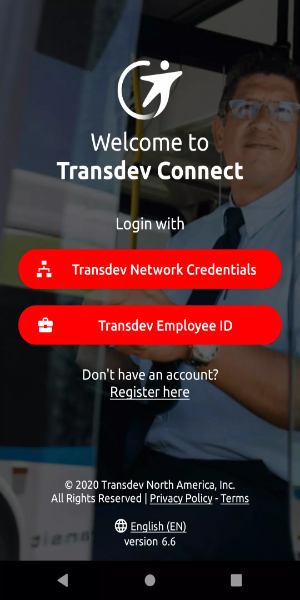 Transdev Connect Captura de pantalla 1