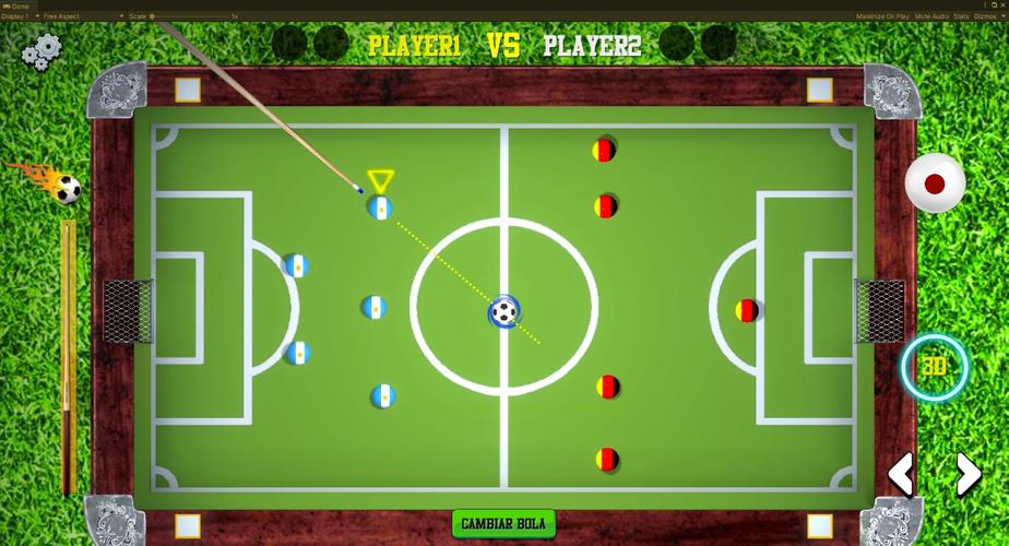 FOOTPOOL: Soccer & billiards Screenshot 1