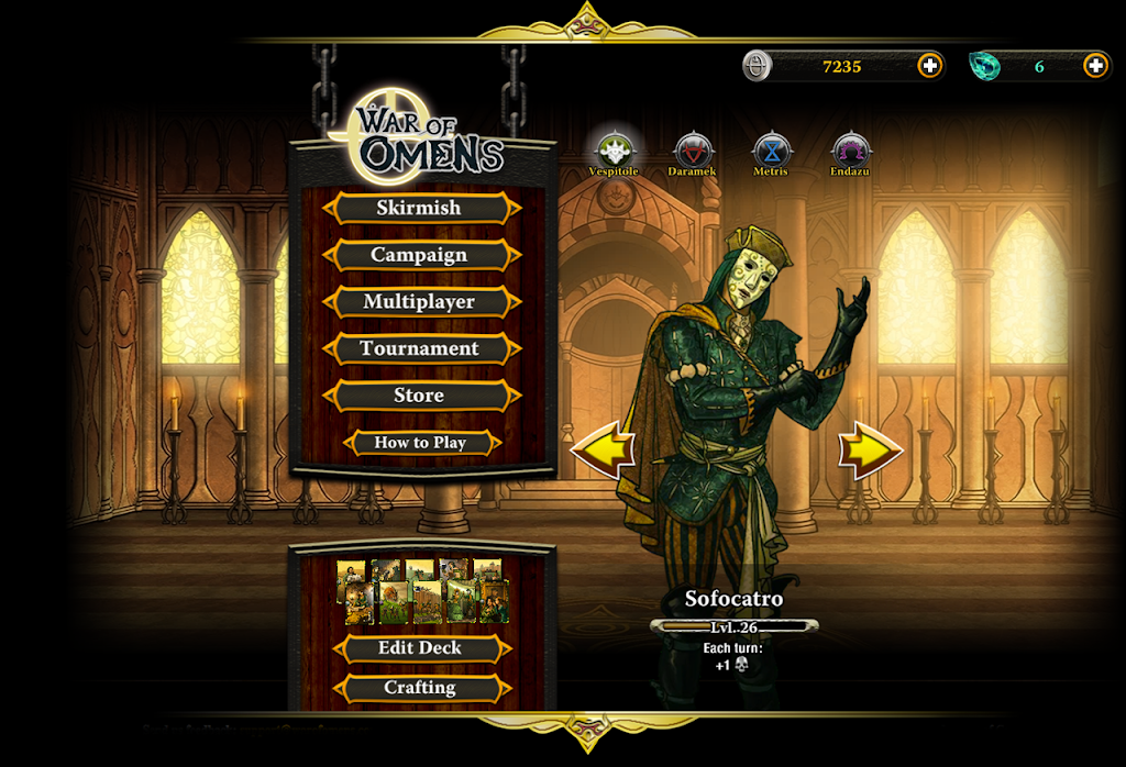 War of Omens Deck Builder Collectible Card Game应用截图第1张