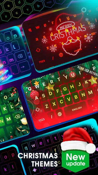 Neon LED Keyboard: RGB & Emoji Screenshot 2