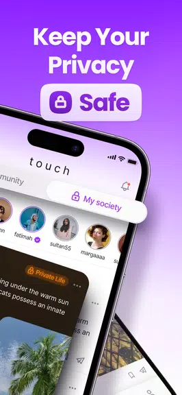 Touchapp - Meaningful Sharing ကိုဖန်သားပြင်1