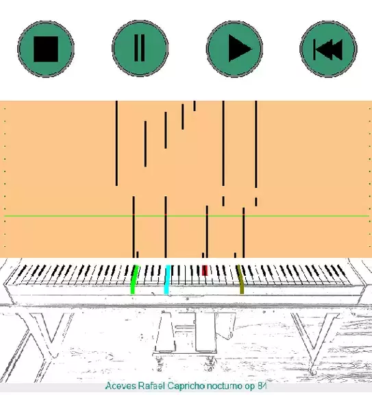 Virtual Pianola Ekran Görüntüsü 0