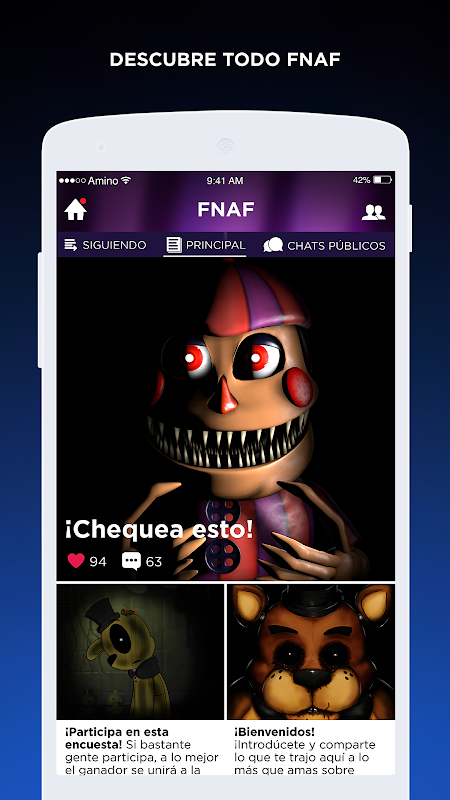 FNAF Amino en Español ekran görüntüsü 1