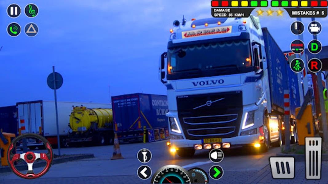 Europe Truck Simulator Driving captura de pantalla 3