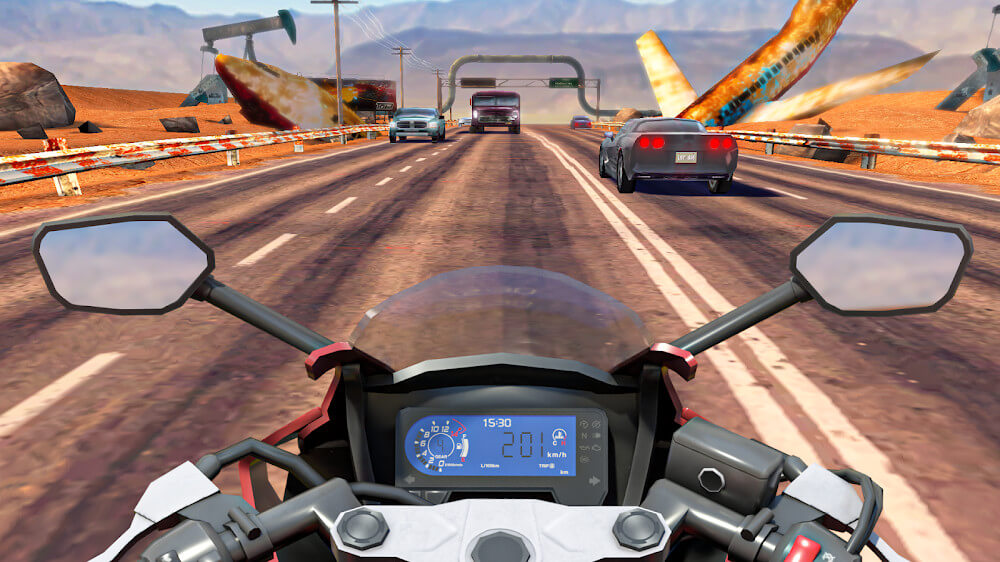 Moto Rider GO: Highway Traffic Mod屏幕截圖0