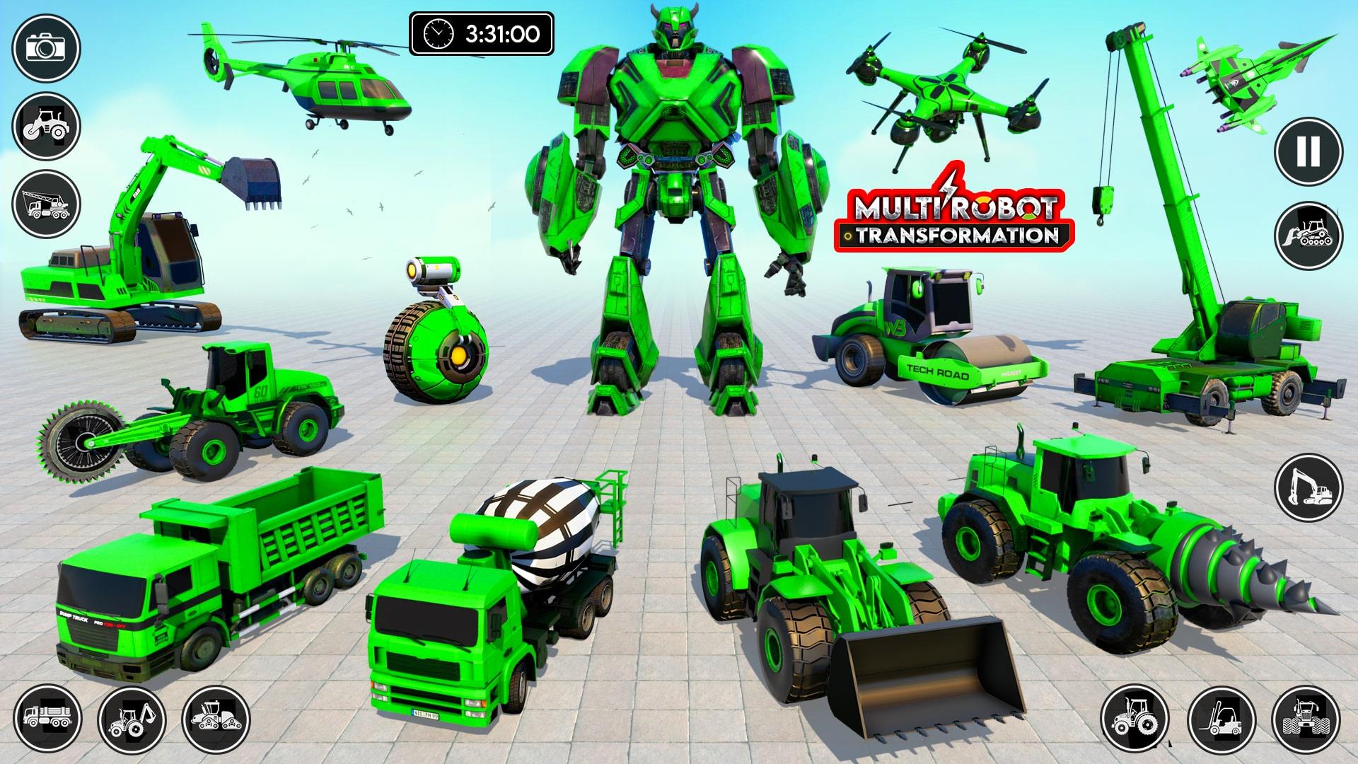 Robot Transform Car Games 3D স্ক্রিনশট 1