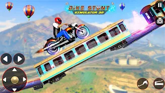 Bike Stunt 3D Simulator Gamesスクリーンショット0