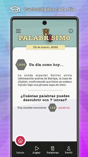 PALABRÍSIMO: busca palabras屏幕截圖3