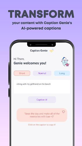 ภาพหน้าจอ Caption Genie: AI Caption Tool 1