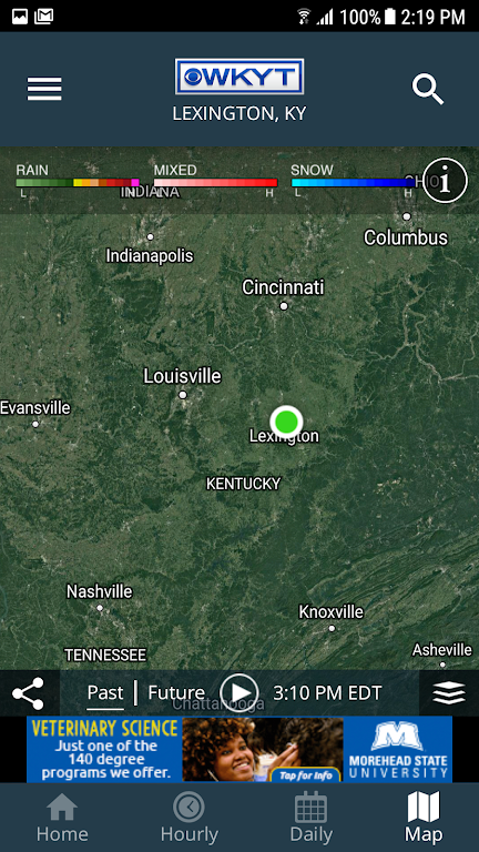 WKYT Weather captura de pantalla 1