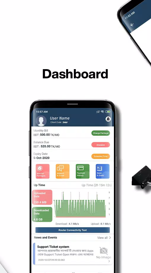 Admin app screenshot 2