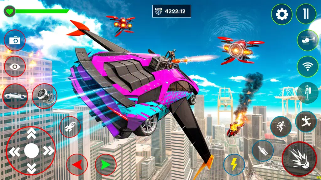 Screenshot Red Ball Robot Car: Robot Game 2