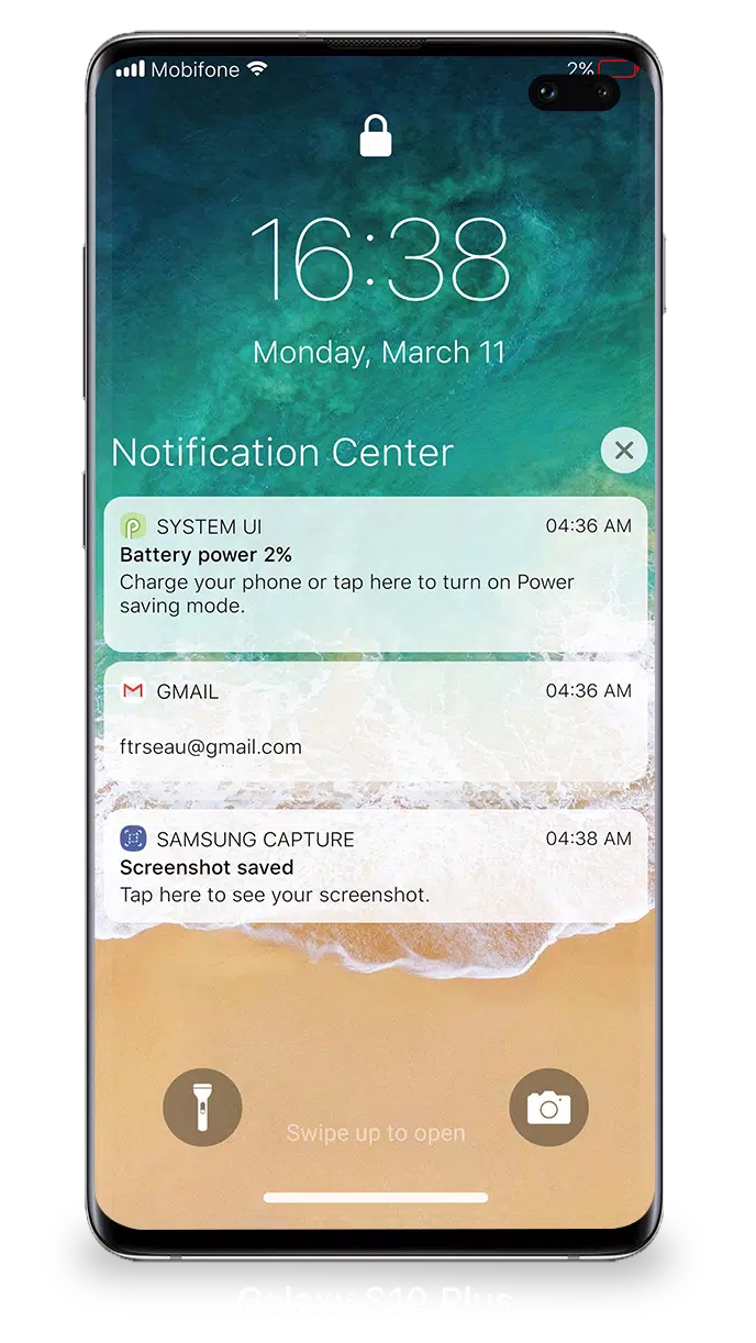 Lock Screen iOS 15 Ảnh chụp màn hình 3