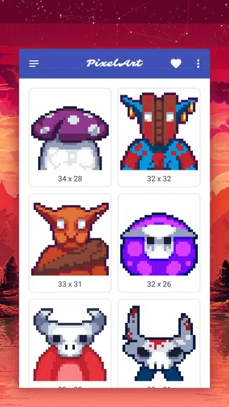 How to draw pixel monsters 스크린샷 3