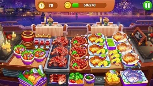 ภาพหน้าจอ Cooking Diner: Chef Game 1