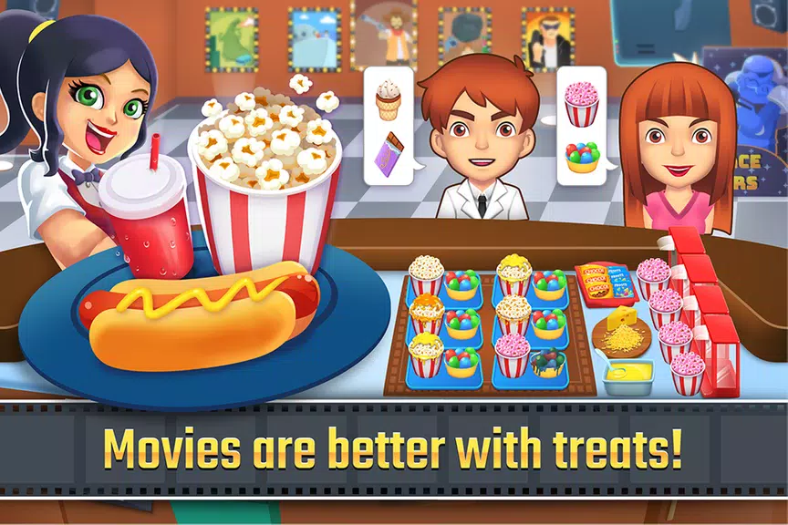 My Cine Treats Shop: Food Game屏幕截圖0