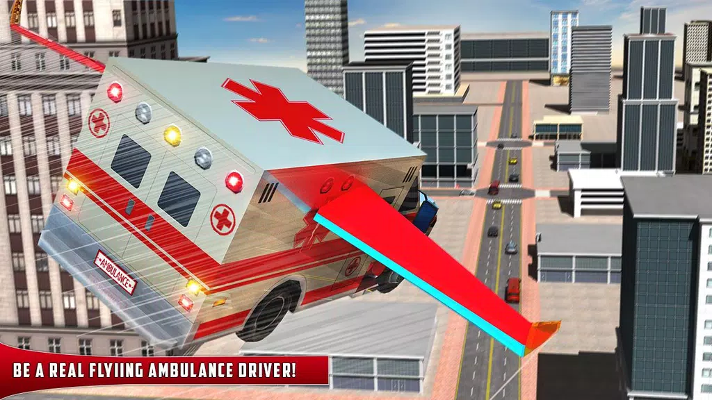 Flying Ambulance Rescue Drive屏幕截圖0