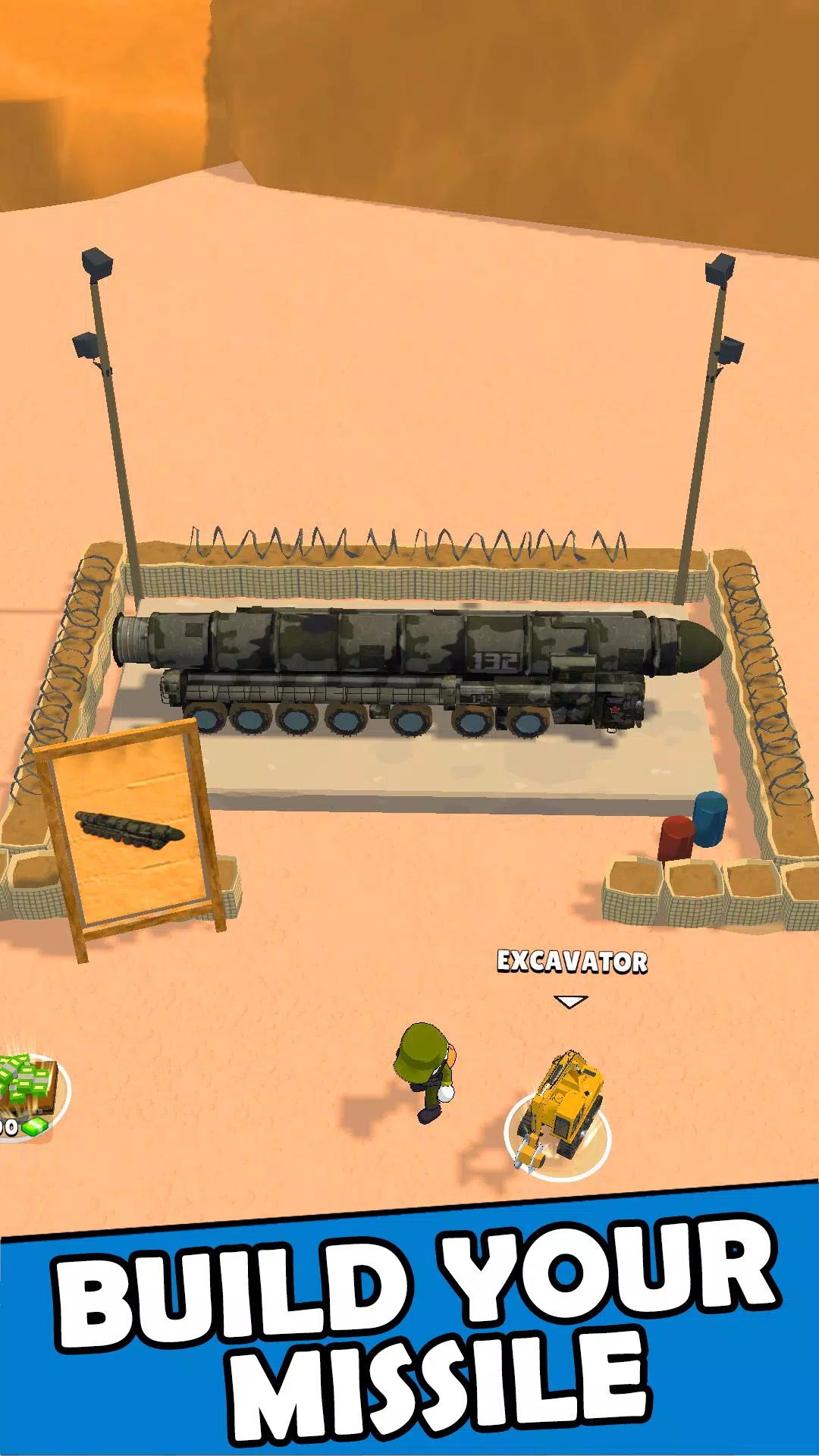 Missiles Base: Tycoon Game ภาพหน้าจอ 0