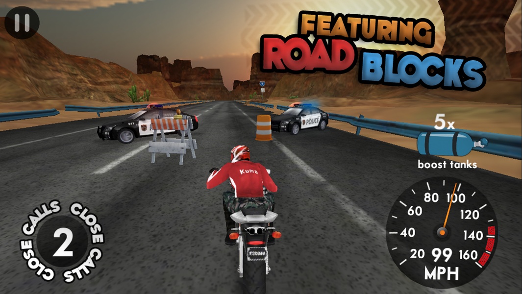 Highway Rider экрана 0