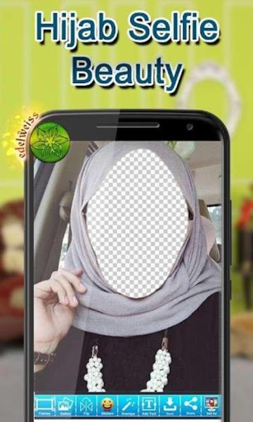 Hijab Selfie Beauty capture d’écran 0