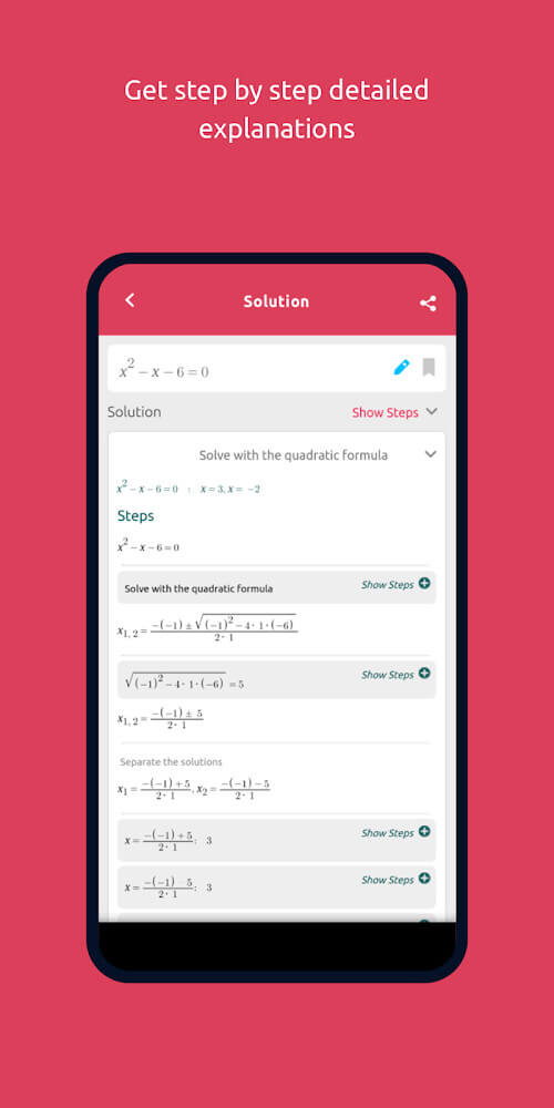 Symbolab - Math Solver Mod ภาพหน้าจอ 2