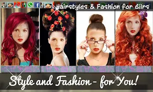 Hairstyles & Fashion for Girls screenshot 3