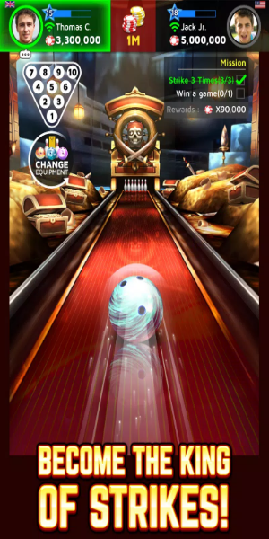 Bowling King Mod экрана 2