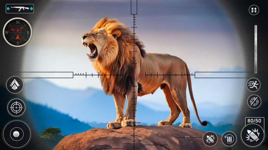 Lion Games - Sniper Hunting স্ক্রিনশট 0