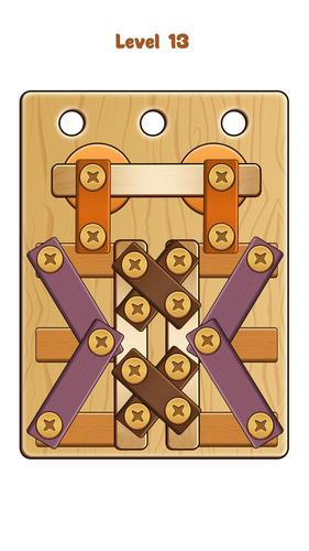 Nuts & Bolts Wood Screw Puzzleスクリーンショット2