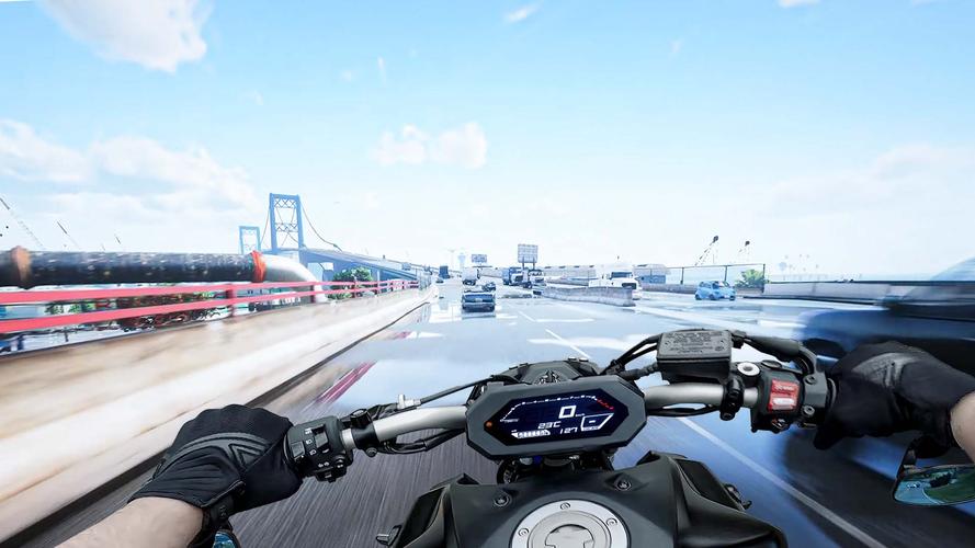 Traffic Moto Bike Rider City captura de pantalla 3