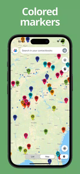 Contact on Map screenshot 3