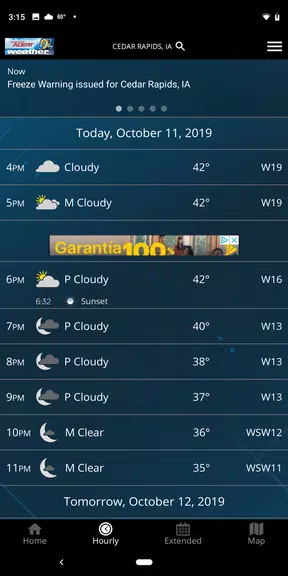 KCRG-TV9 First Alert Weather Tangkapan skrin 2