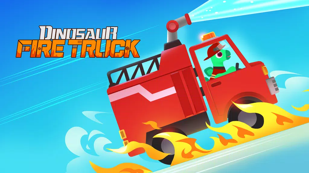 Dinosaur Fire Truck: for kids Zrzut ekranu 0