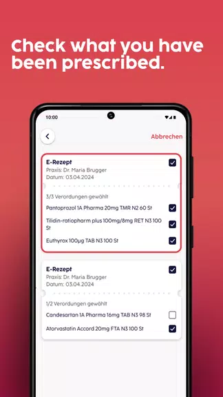 gesund.de - E-Prescription App屏幕截圖2