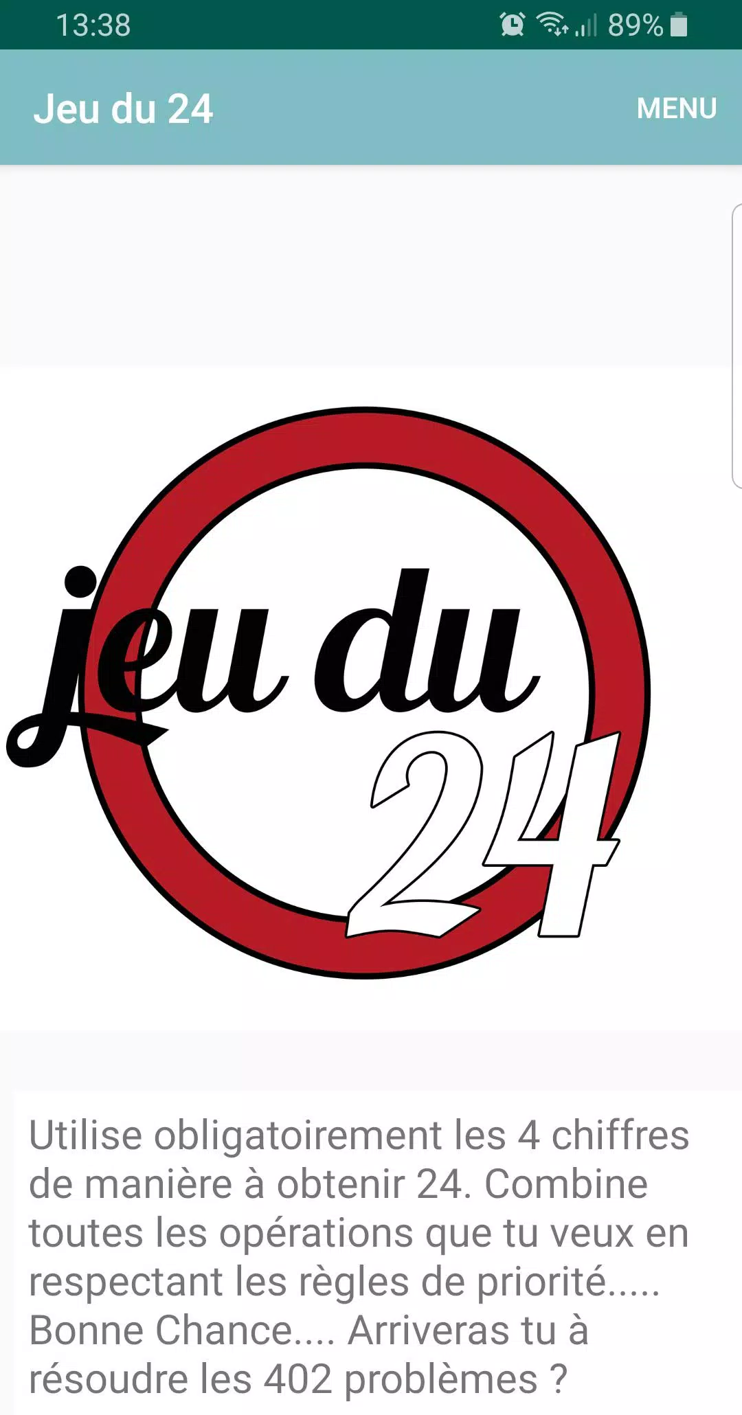 Jeu du 24屏幕截圖0