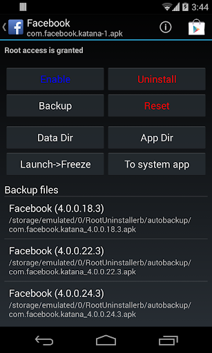 Root Uninstaller ekran görüntüsü 2