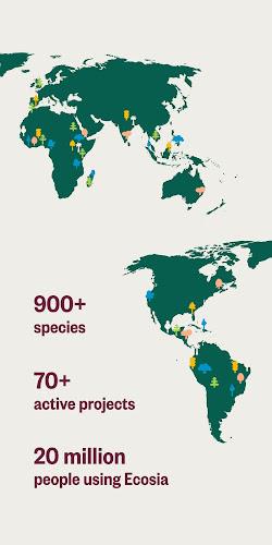 Ecosia: Browse to plant trees. экрана 3