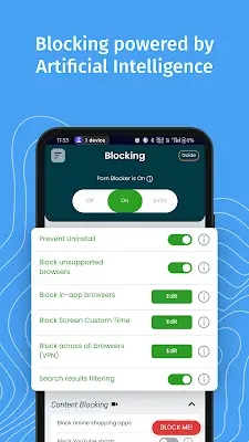 BlockerX: Bloqueador de porno Captura de tela 1