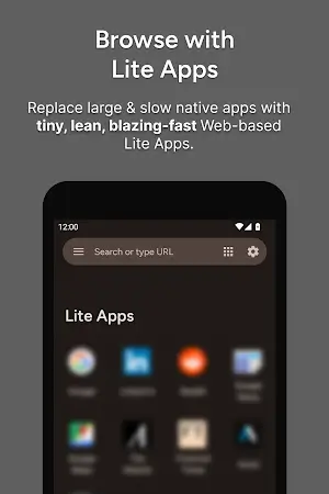 Hermit — Lite Apps Browser экрана 0