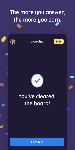 ภาพหน้าจอ Crowdtap: Surveys & Rewards 2