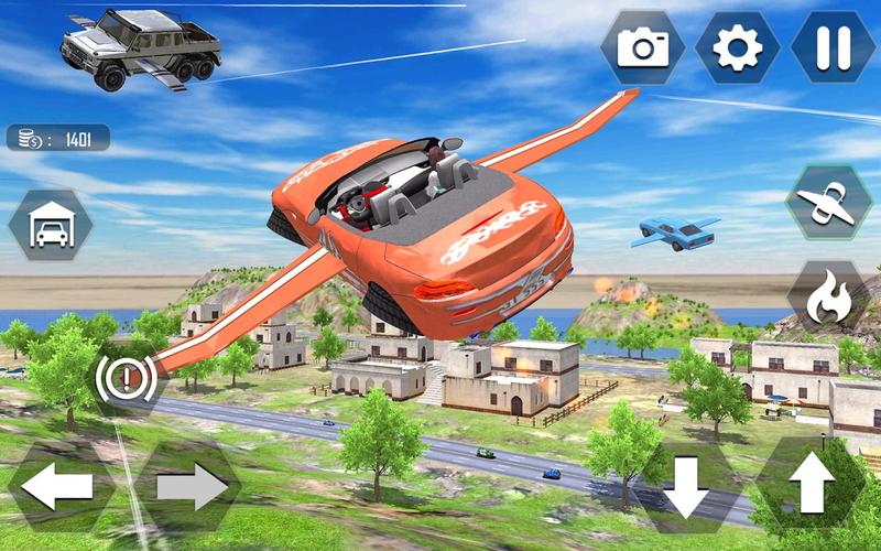 Flying Car Extreme Simulator screenshot 1